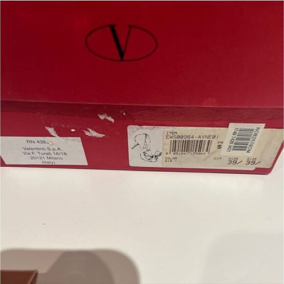Chic Valentino Bow Heels Size 39 1/2 - Picture 5 of 5